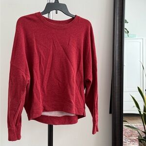 Red Crewneck Sweatshirt